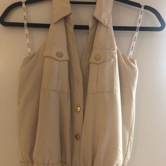 Womans tan jumper halter top size medium. Nwt. 20.00 - Picture 3 of 3